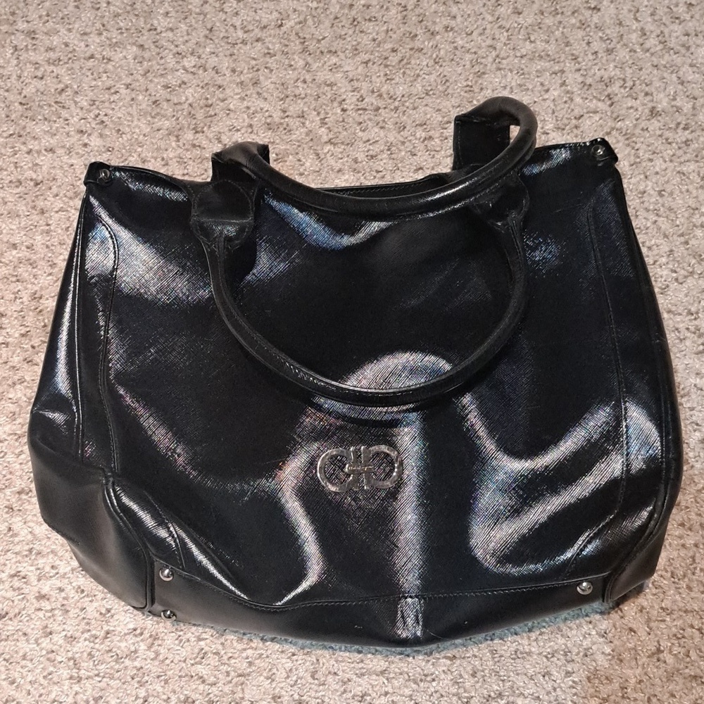 🎉 POSH SALE ~ SALVATORE FERRAGAMO black purse, $1,750.00